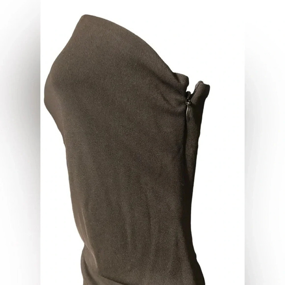 NWT Revolve x Donna Karan Black One Shoulder Top - Picture 4 of 10